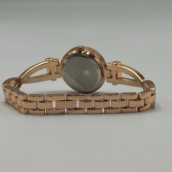 3/$30 Fashion Watch Women Rose Gold Tone Rhinestone Matching Bracelet Set - Picture 9 of 16